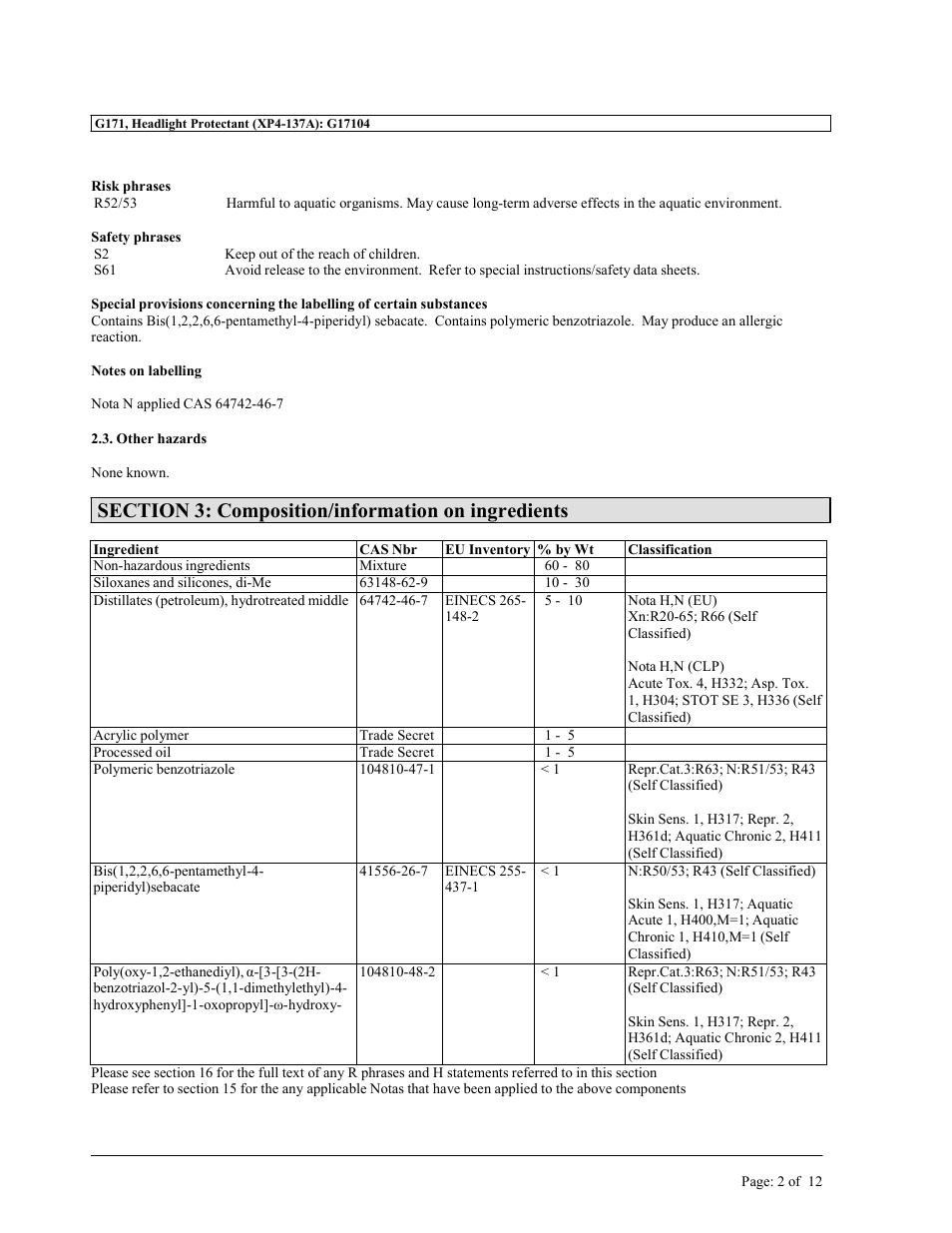 MEGUIAR'S G1900 User Manual | Page 17 / 27