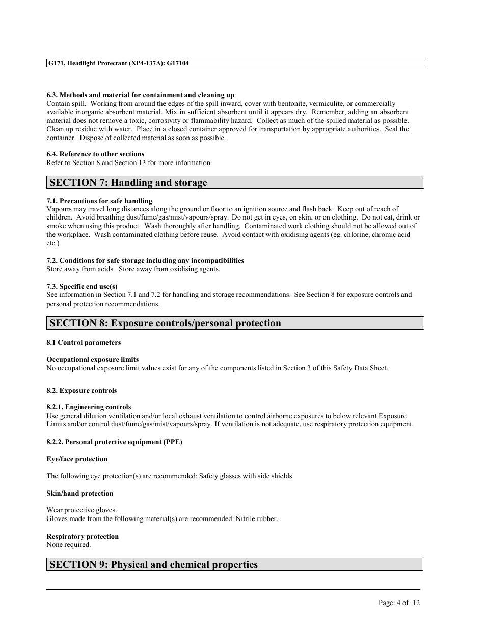 MEGUIAR'S G1900 User Manual | Page 19 / 27
