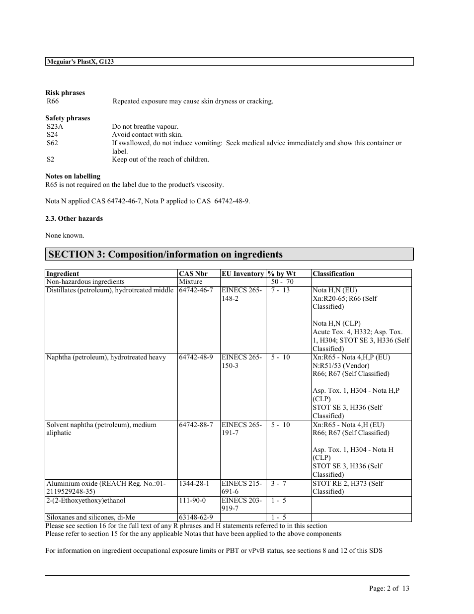 MEGUIAR'S G1900 User Manual | Page 4 / 27
