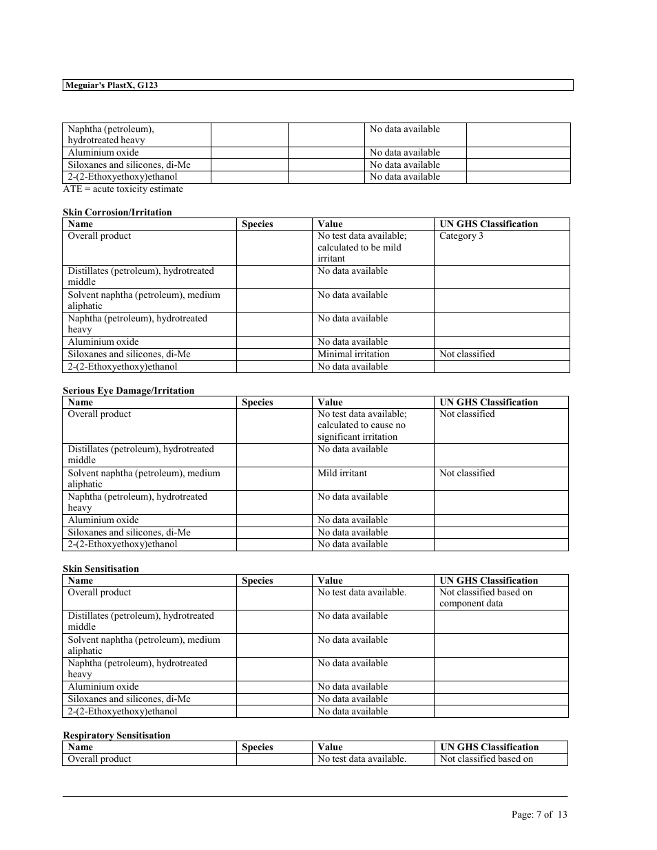 MEGUIAR'S G1900 User Manual | Page 9 / 27