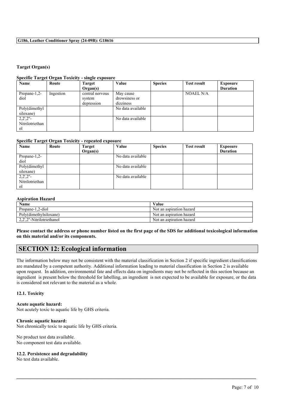 MEGUIAR'S G186 User Manual | Page 7 / 10