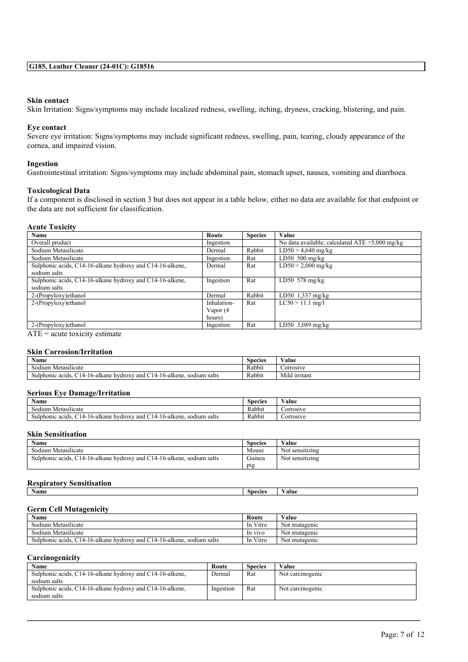 MEGUIAR'S D185 User Manual | Page 7 / 12