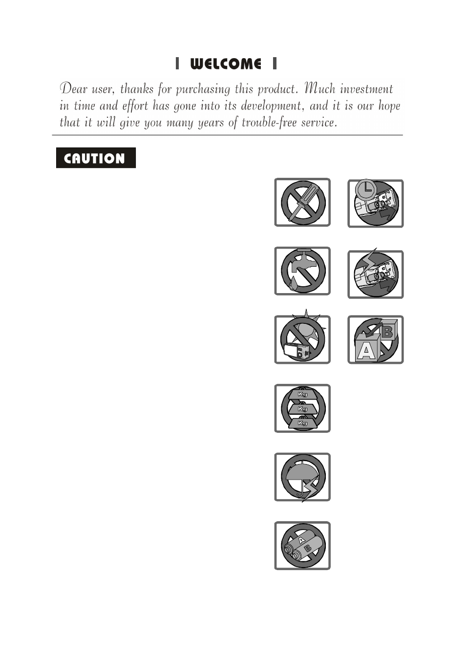 Welcome | AIPTEK POCKETCAMX User Manual | Page 3 / 37