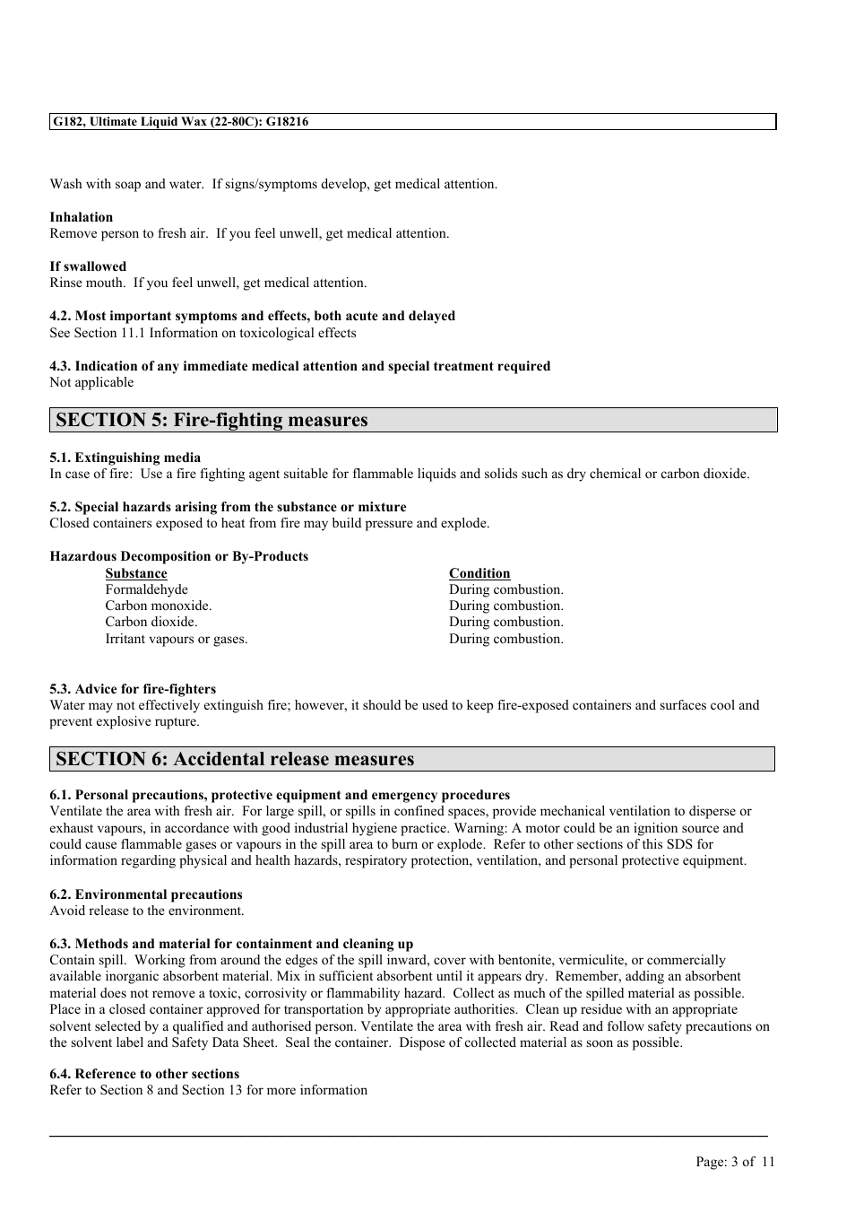 MEGUIAR'S G182 User Manual | Page 3 / 11