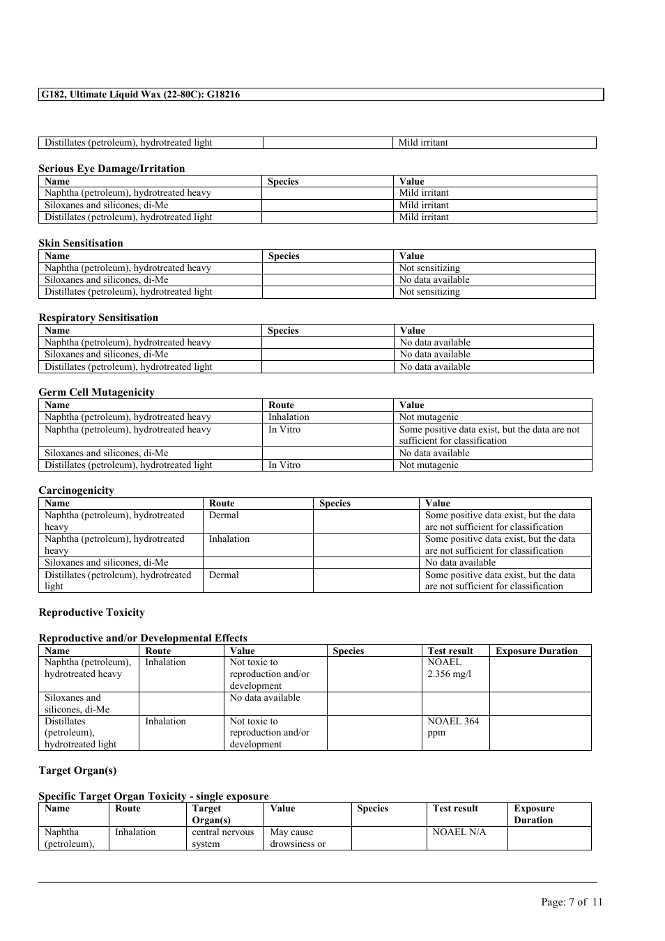 MEGUIAR'S G182 User Manual | Page 7 / 11