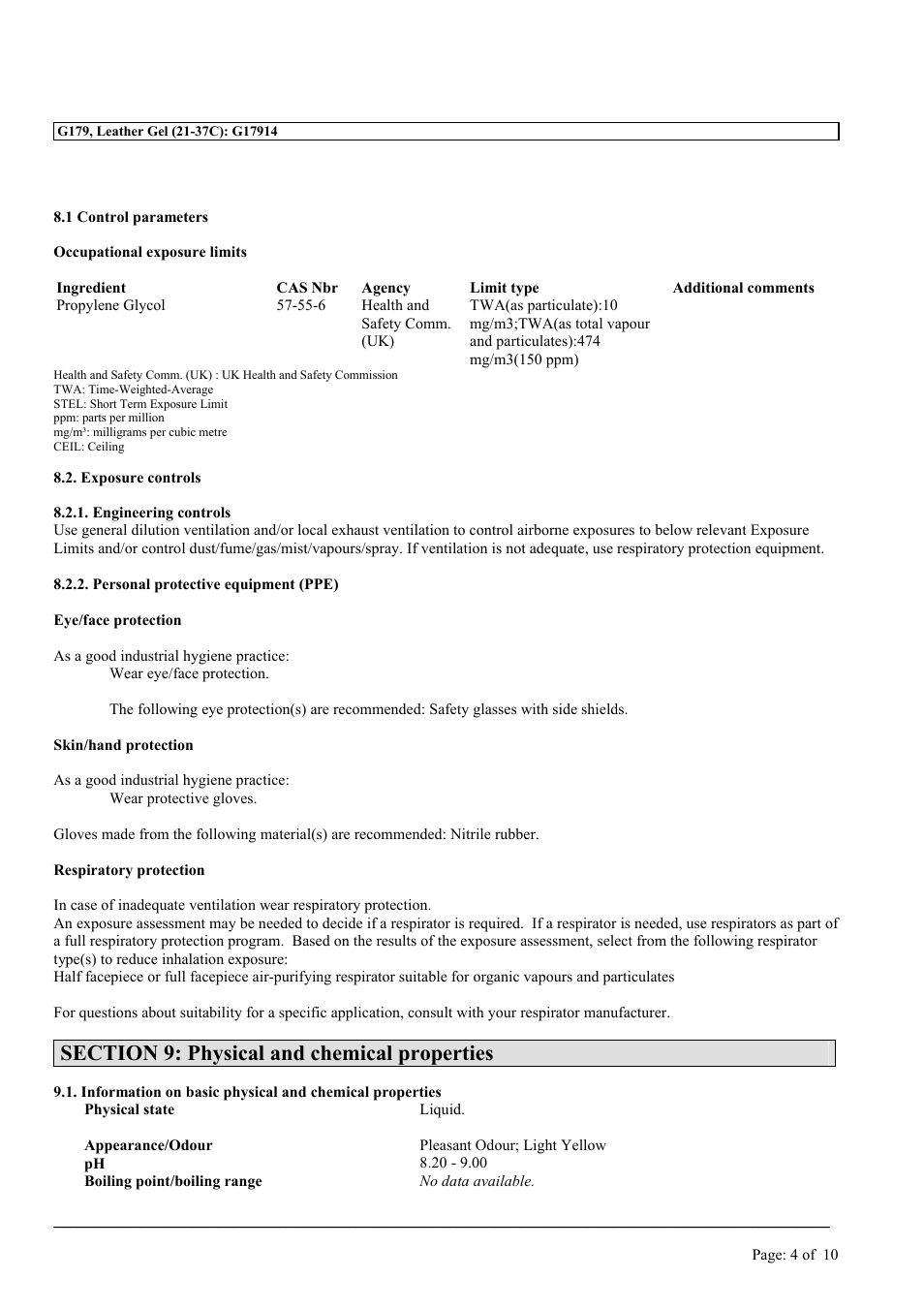 MEGUIAR'S G179 User Manual | Page 4 / 10