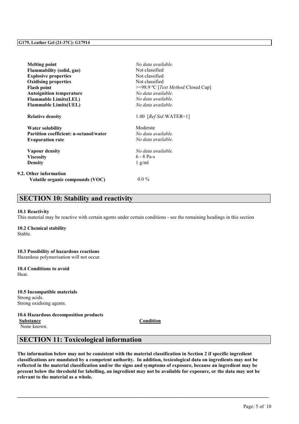 MEGUIAR'S G179 User Manual | Page 5 / 10