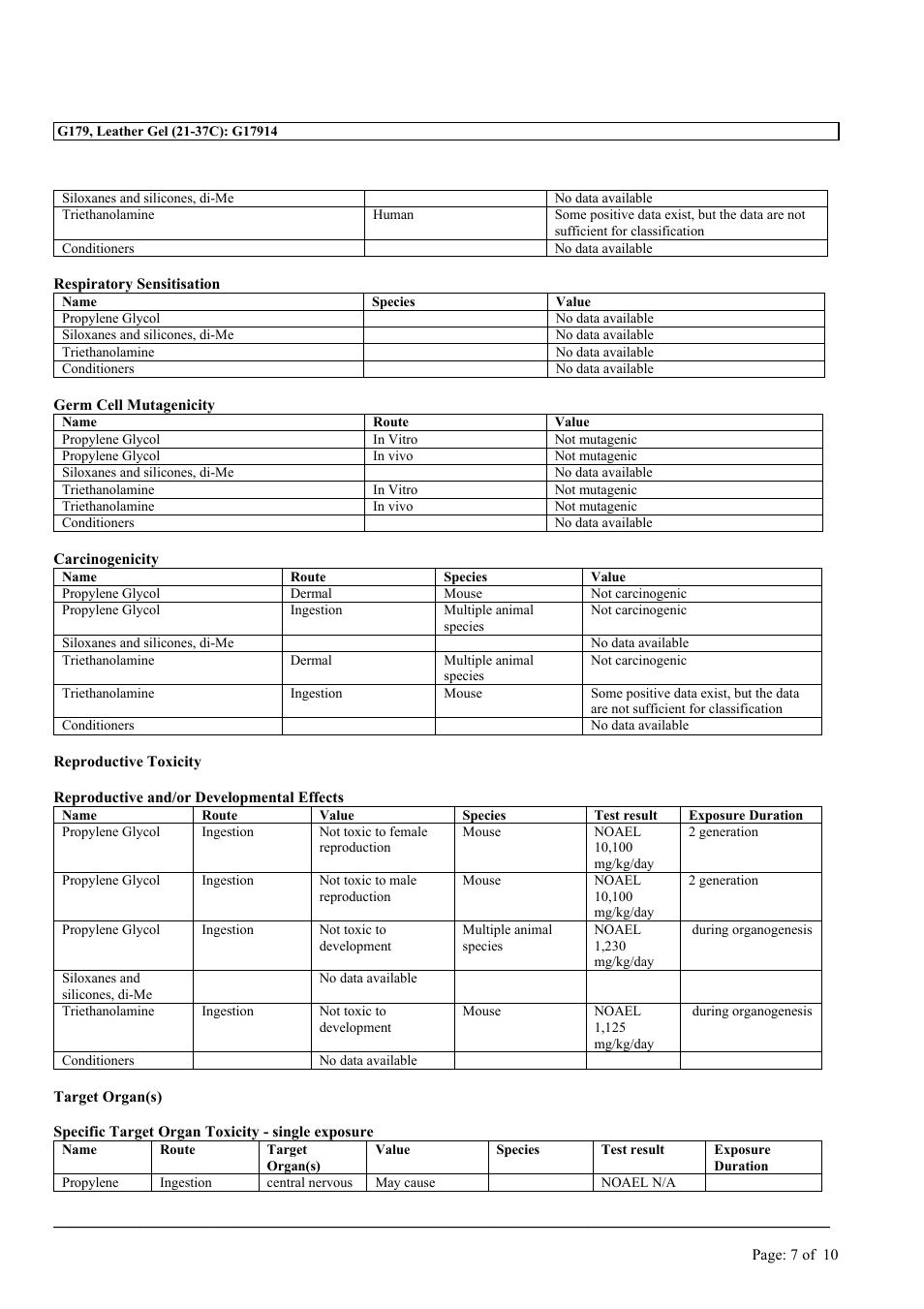 MEGUIAR'S G179 User Manual | Page 7 / 10