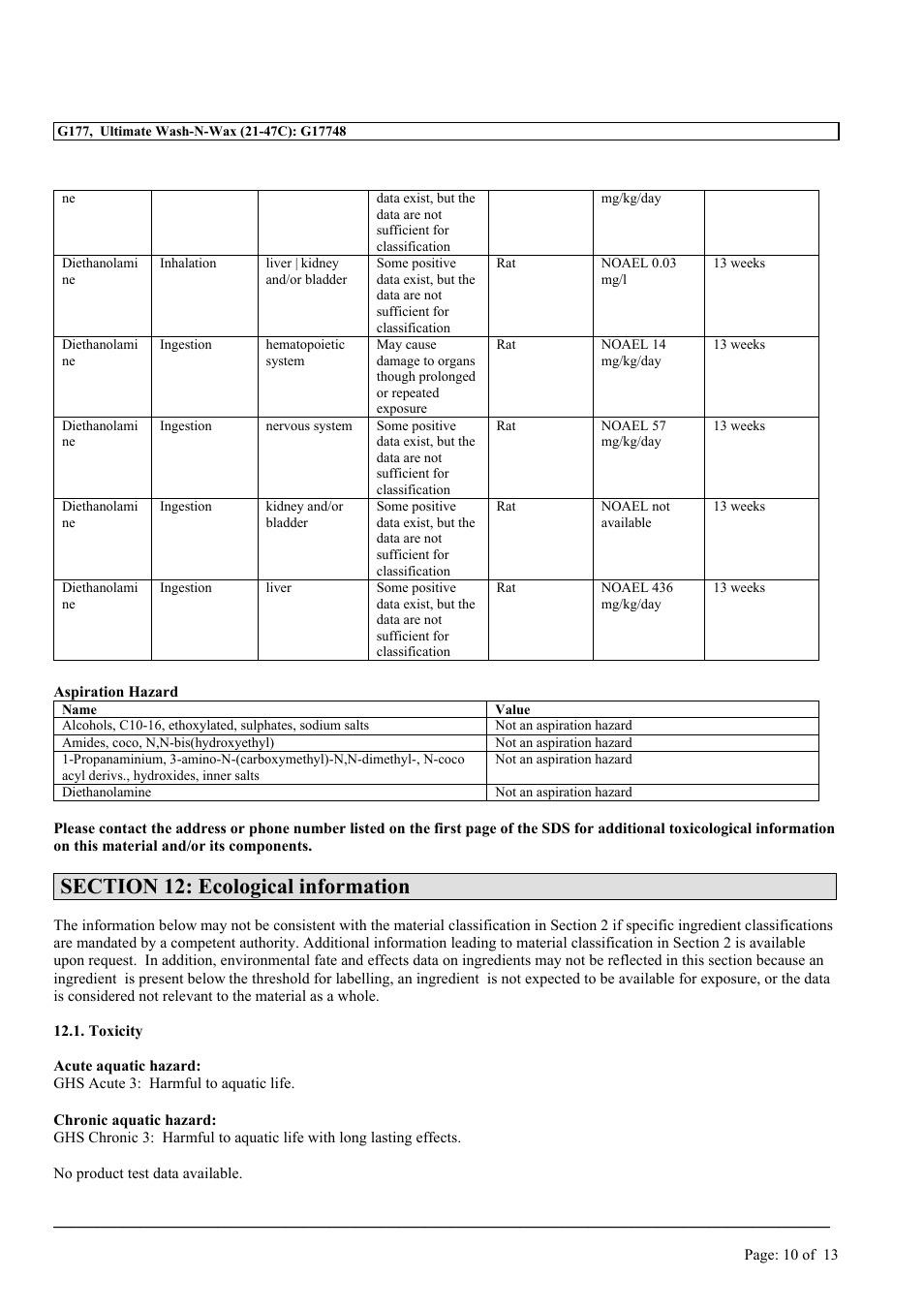 MEGUIAR'S G177 User Manual | Page 10 / 13