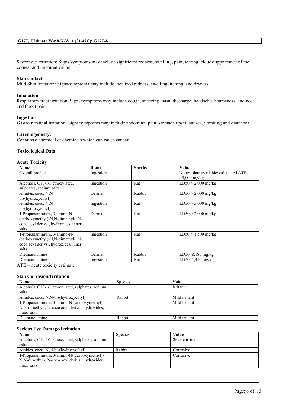 MEGUIAR'S G177 User Manual | Page 6 / 13