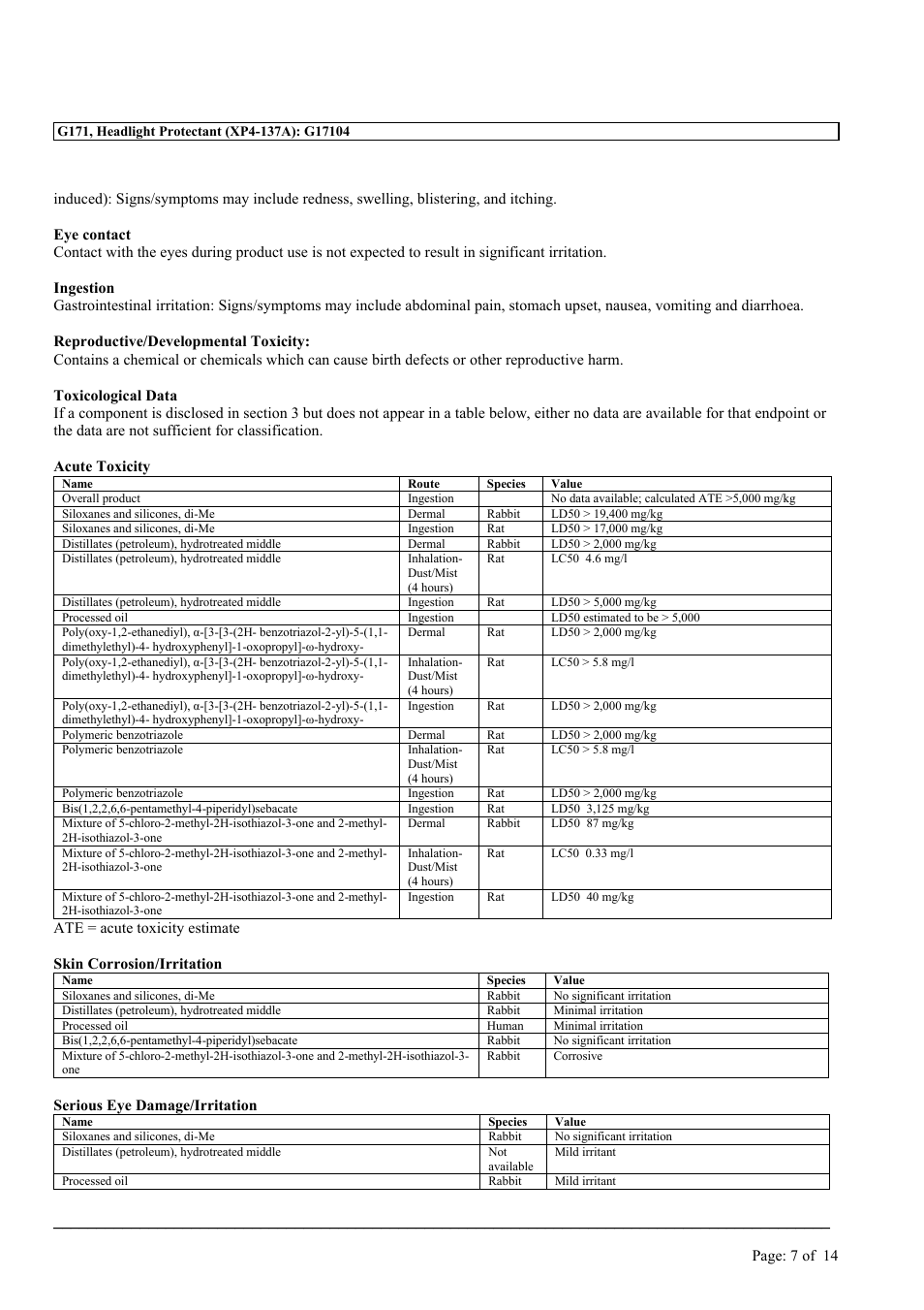 MEGUIAR'S G171 User Manual | Page 7 / 14