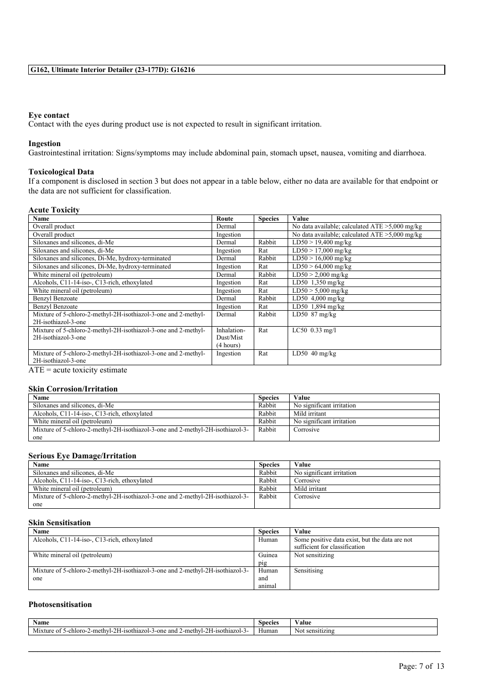 MEGUIAR'S G162 User Manual | Page 7 / 13