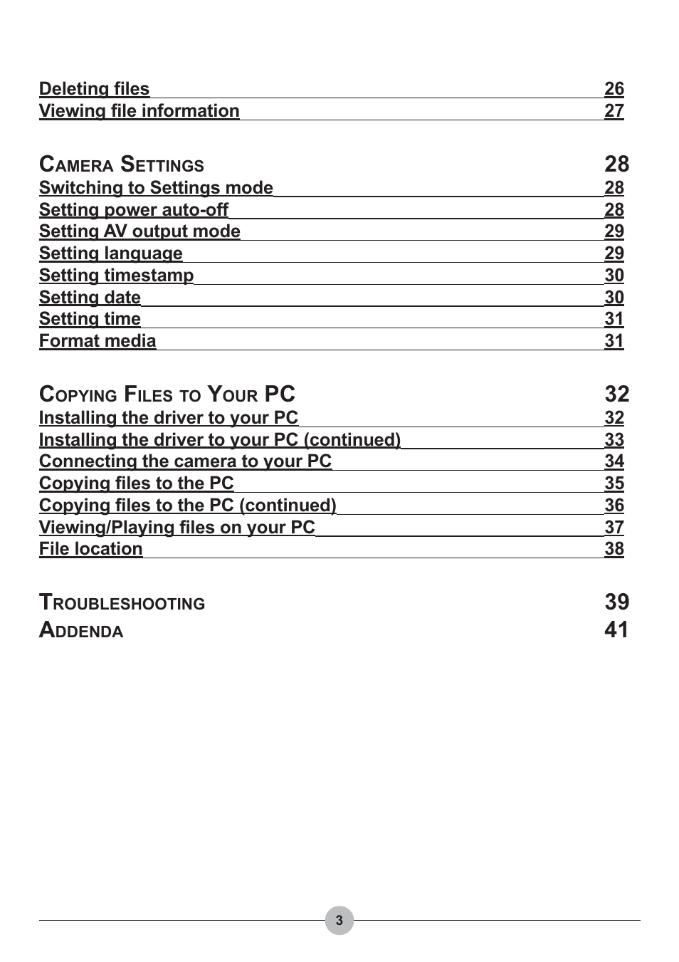 Pc 32, 39 a | AIPTEK Pocket DV 4100 User Manual | Page 4 / 44
