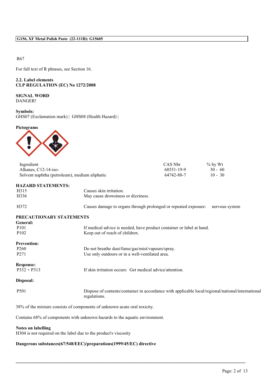 MEGUIAR'S G156 User Manual | Page 2 / 13