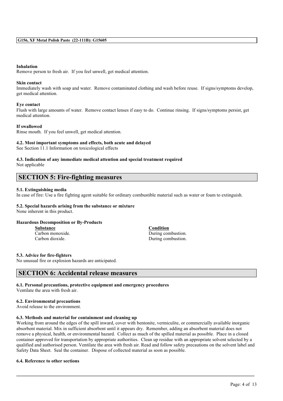 MEGUIAR'S G156 User Manual | Page 4 / 13