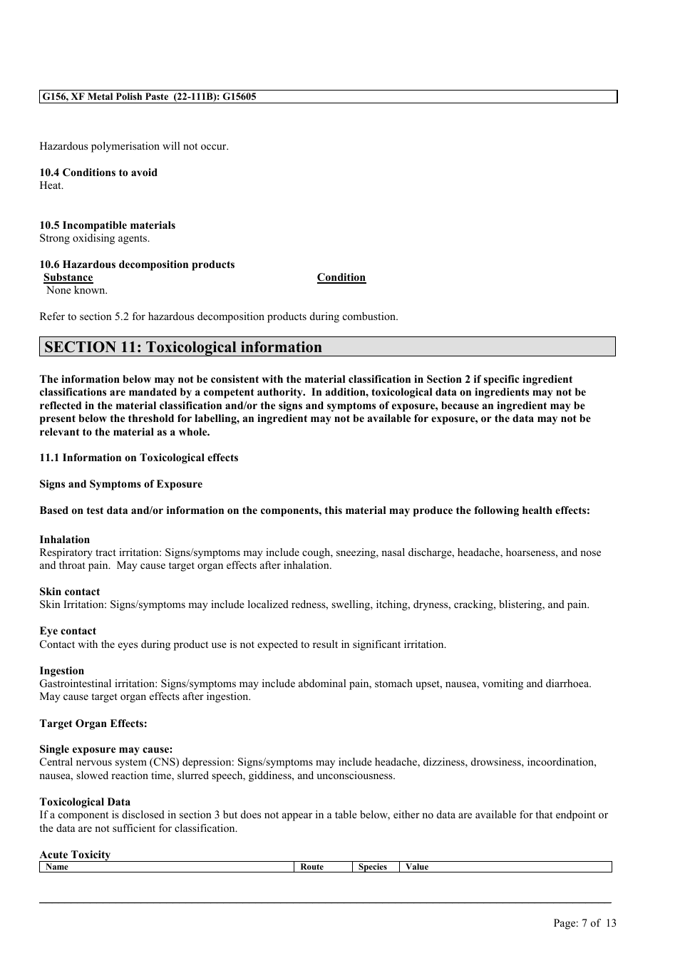 MEGUIAR'S G156 User Manual | Page 7 / 13