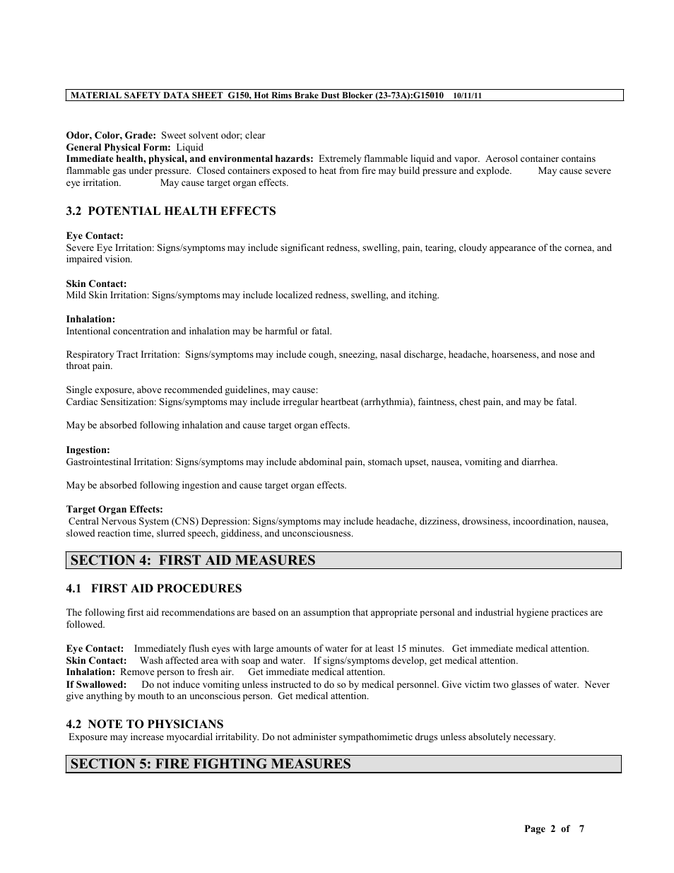 MEGUIAR'S G150 User Manual | Page 2 / 7