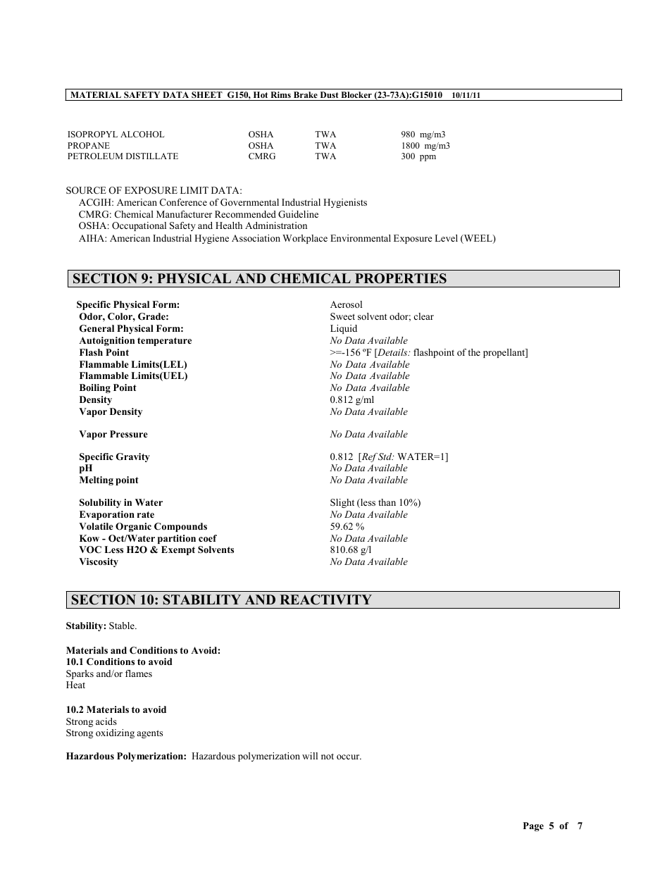 MEGUIAR'S G150 User Manual | Page 5 / 7
