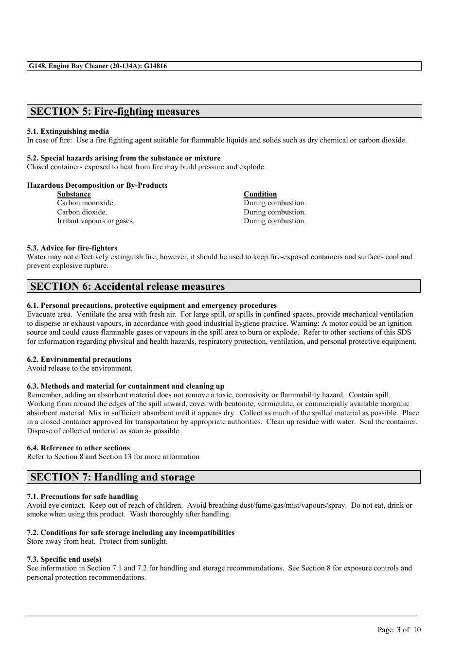 MEGUIAR'S G148 User Manual | Page 3 / 10