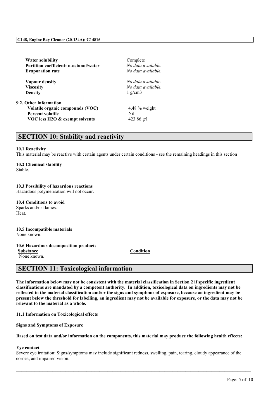 MEGUIAR'S G148 User Manual | Page 5 / 10