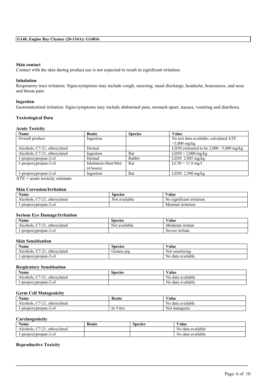 MEGUIAR'S G148 User Manual | Page 6 / 10
