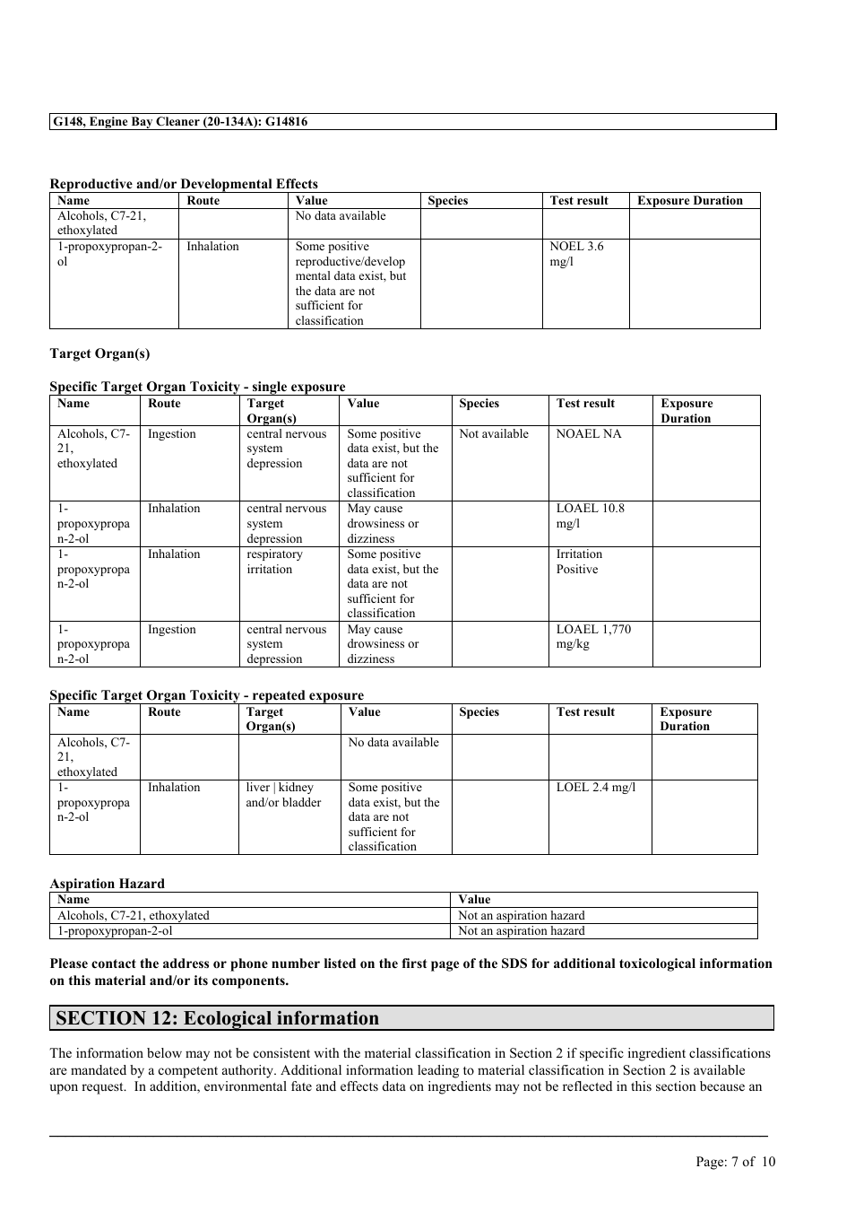 MEGUIAR'S G148 User Manual | Page 7 / 10