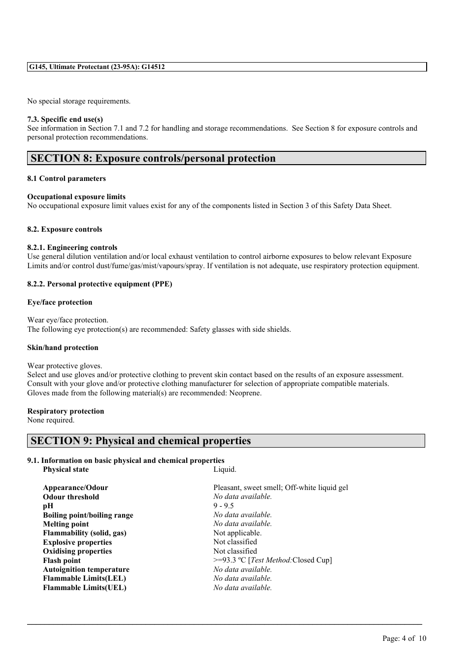 MEGUIAR'S G145 User Manual | Page 4 / 10