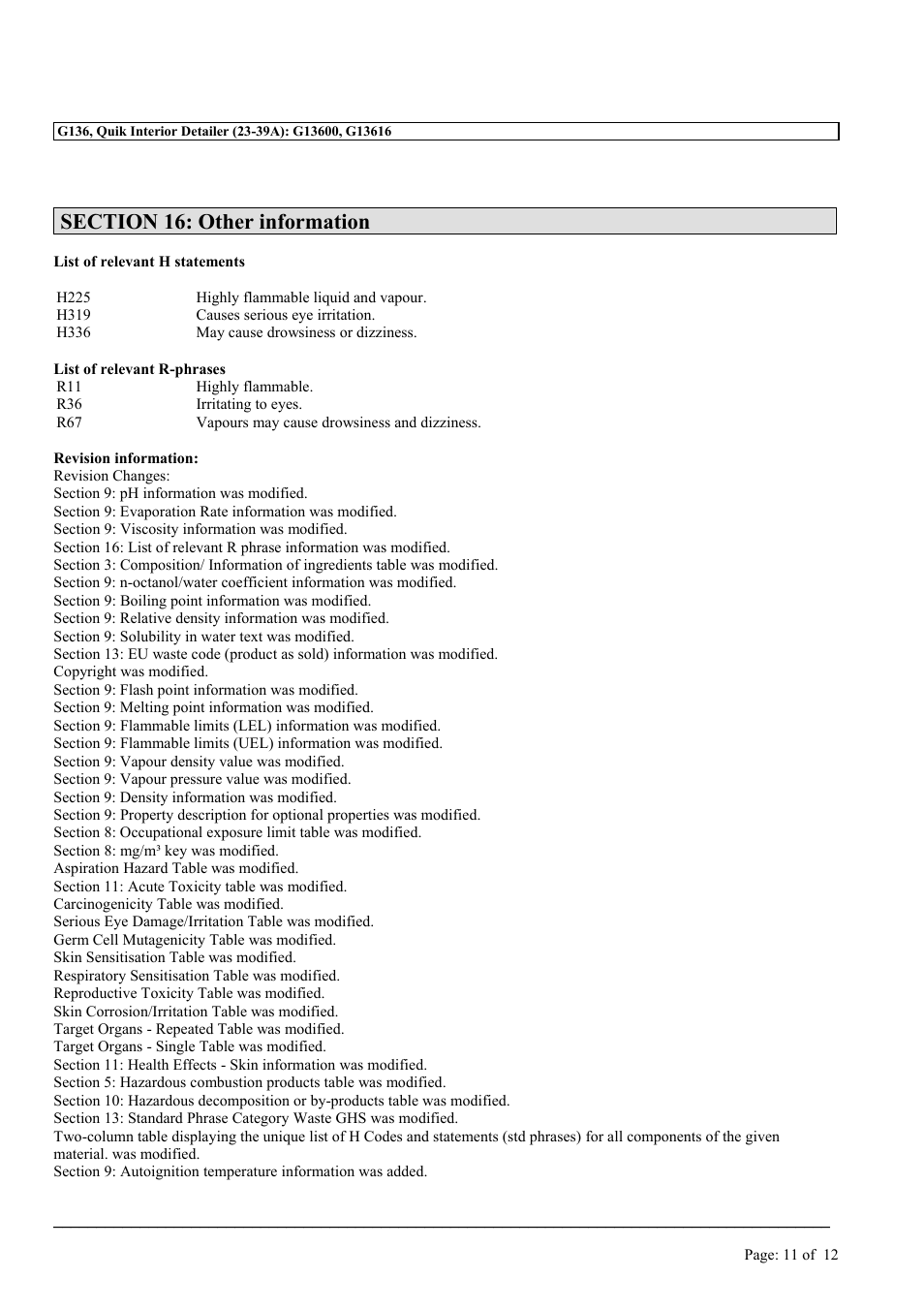 MEGUIAR'S G136 User Manual | Page 11 / 12