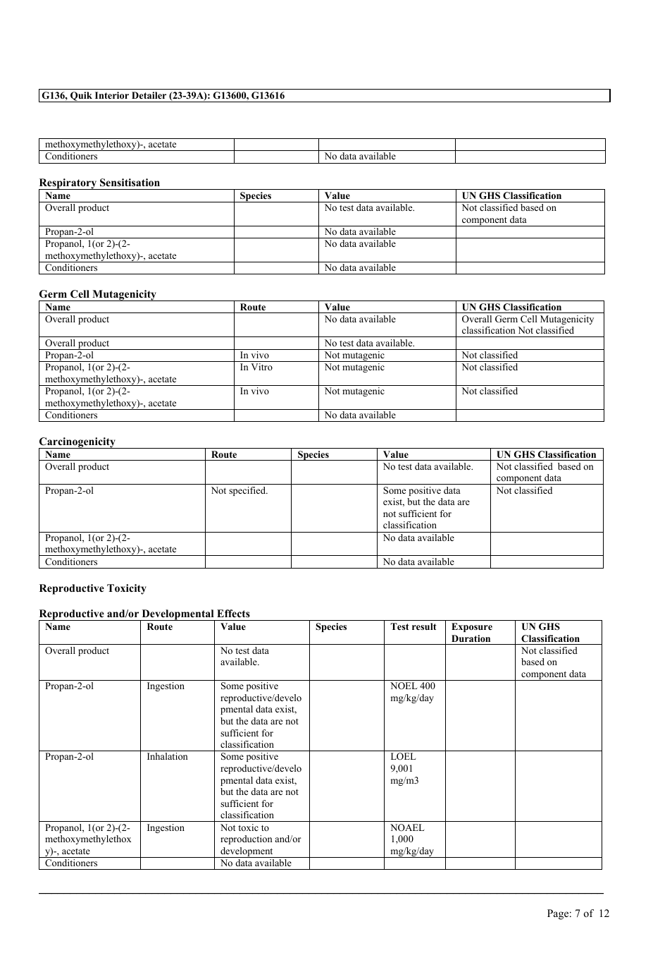 MEGUIAR'S G136 User Manual | Page 7 / 12