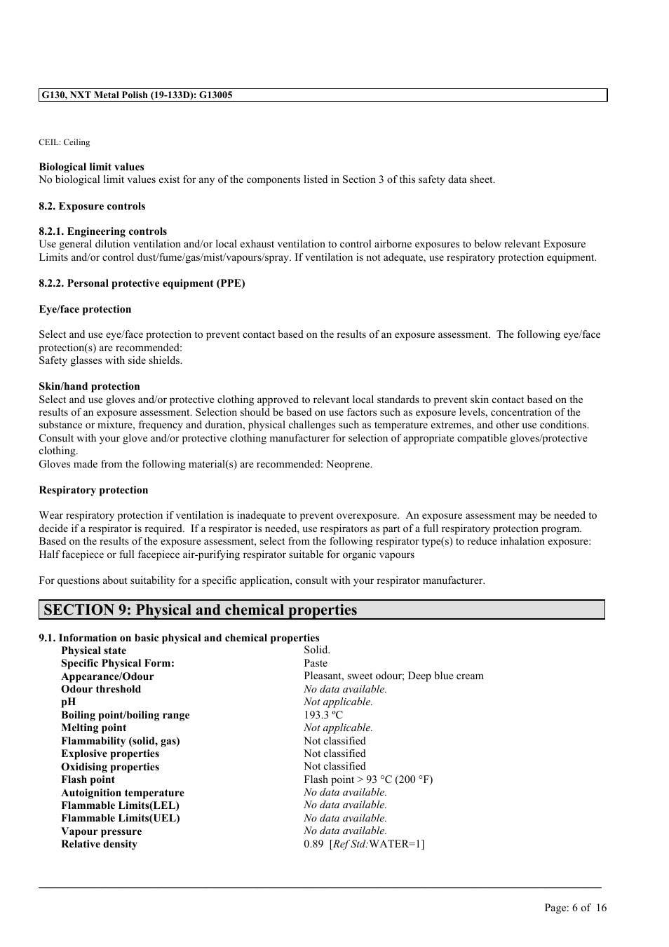 MEGUIAR'S G130 User Manual | Page 6 / 16