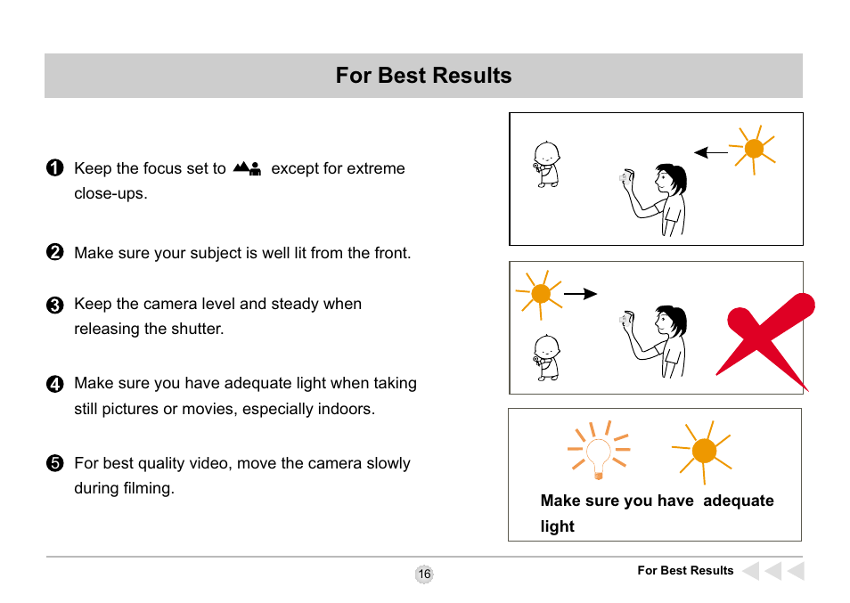 For best results | AIPTEK SD 2Mega User Manual | Page 18 / 39