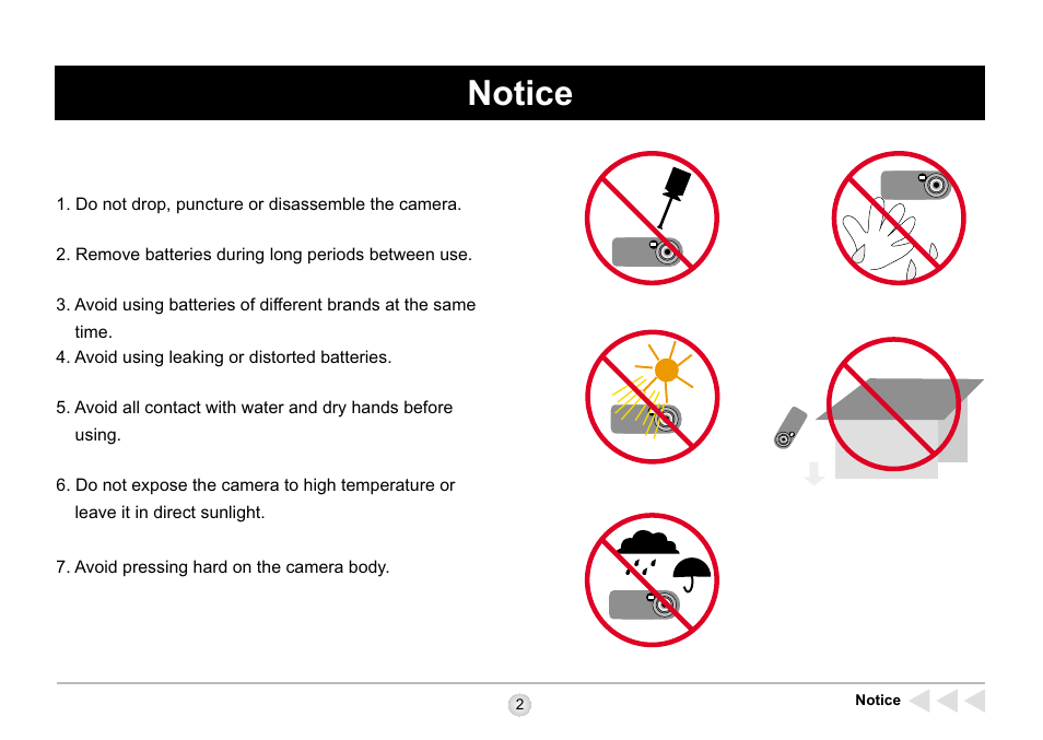 Notice | AIPTEK SD 2Mega User Manual | Page 4 / 39