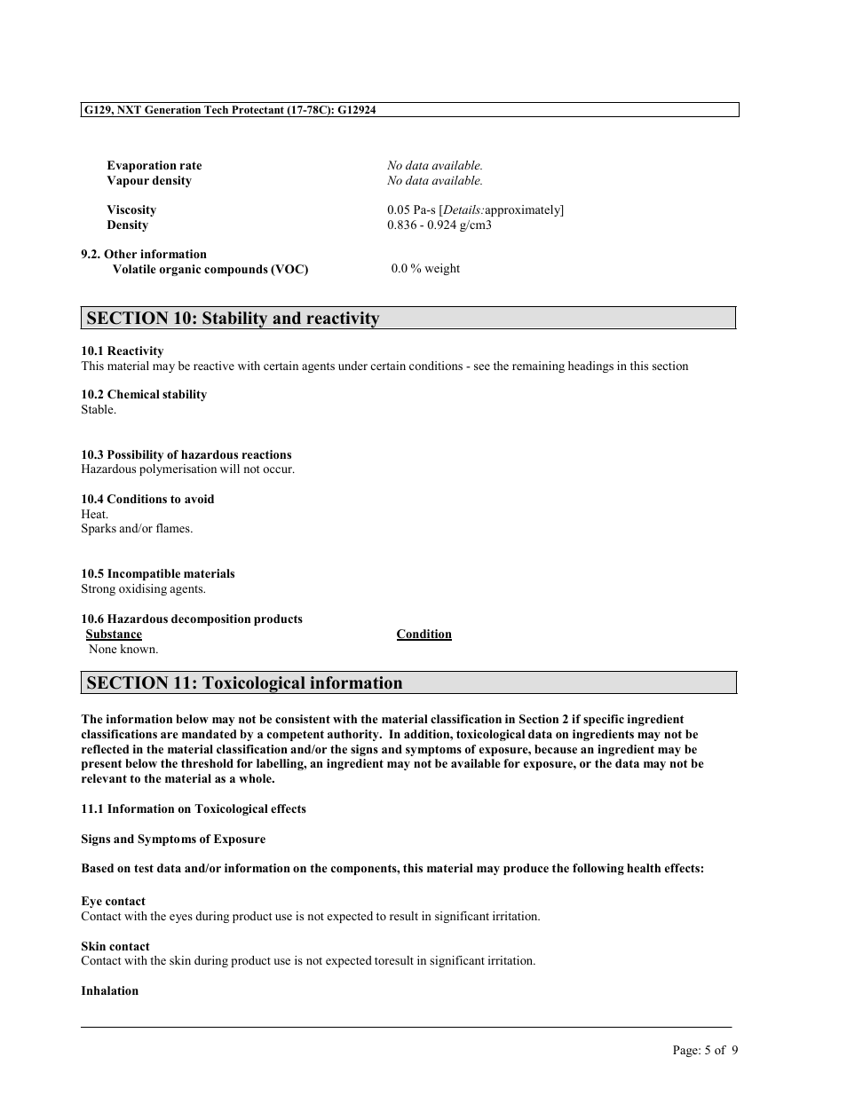 MEGUIAR'S G129 User Manual | Page 5 / 9