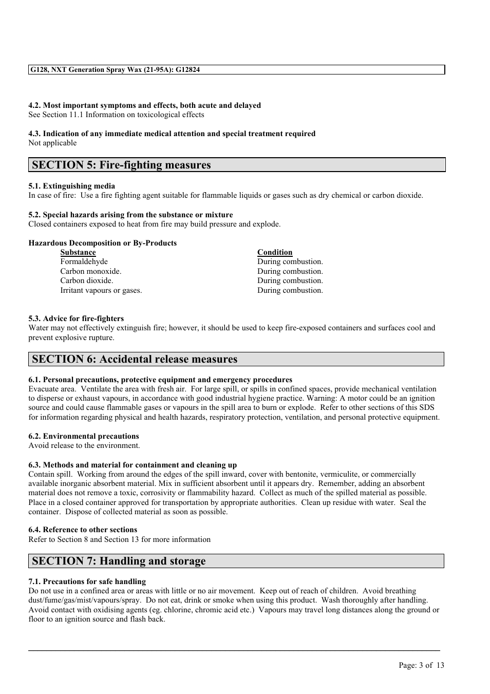 MEGUIAR'S G128 User Manual | Page 3 / 13