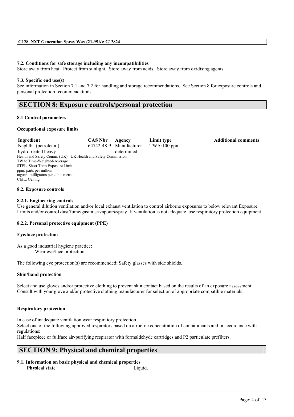 MEGUIAR'S G128 User Manual | Page 4 / 13