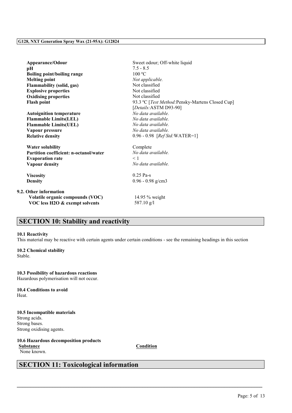 MEGUIAR'S G128 User Manual | Page 5 / 13