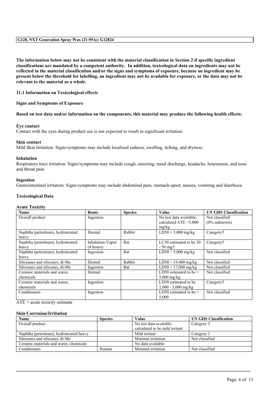 MEGUIAR'S G128 User Manual | Page 6 / 13