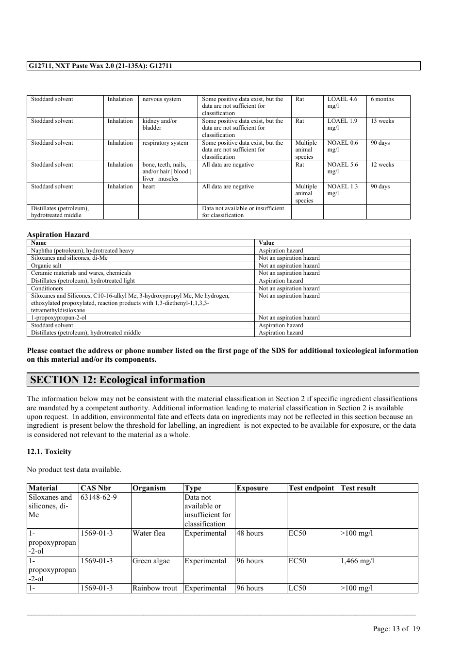 MEGUIAR'S G12711 User Manual | Page 13 / 19