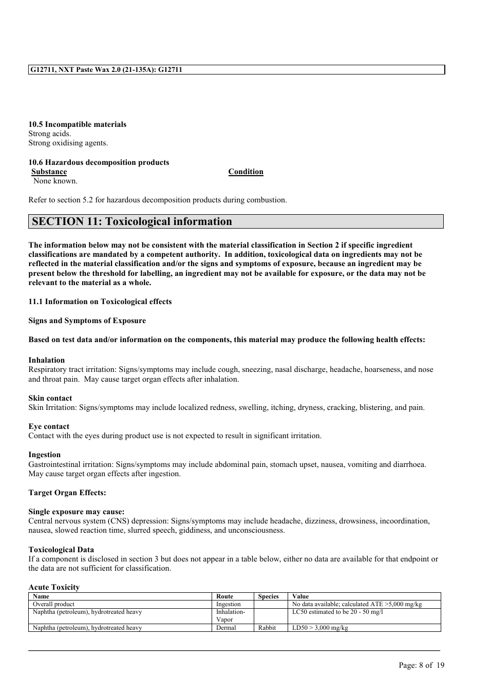 MEGUIAR'S G12711 User Manual | Page 8 / 19