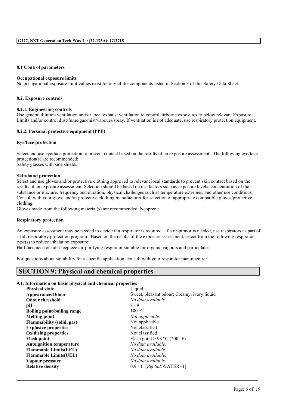 MEGUIAR'S G127 User Manual | Page 6 / 19