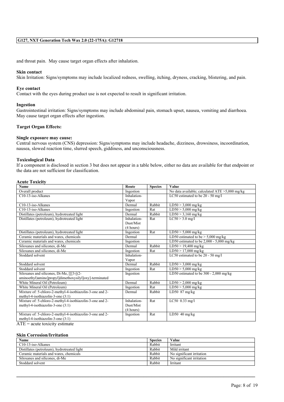 MEGUIAR'S G127 User Manual | Page 8 / 19