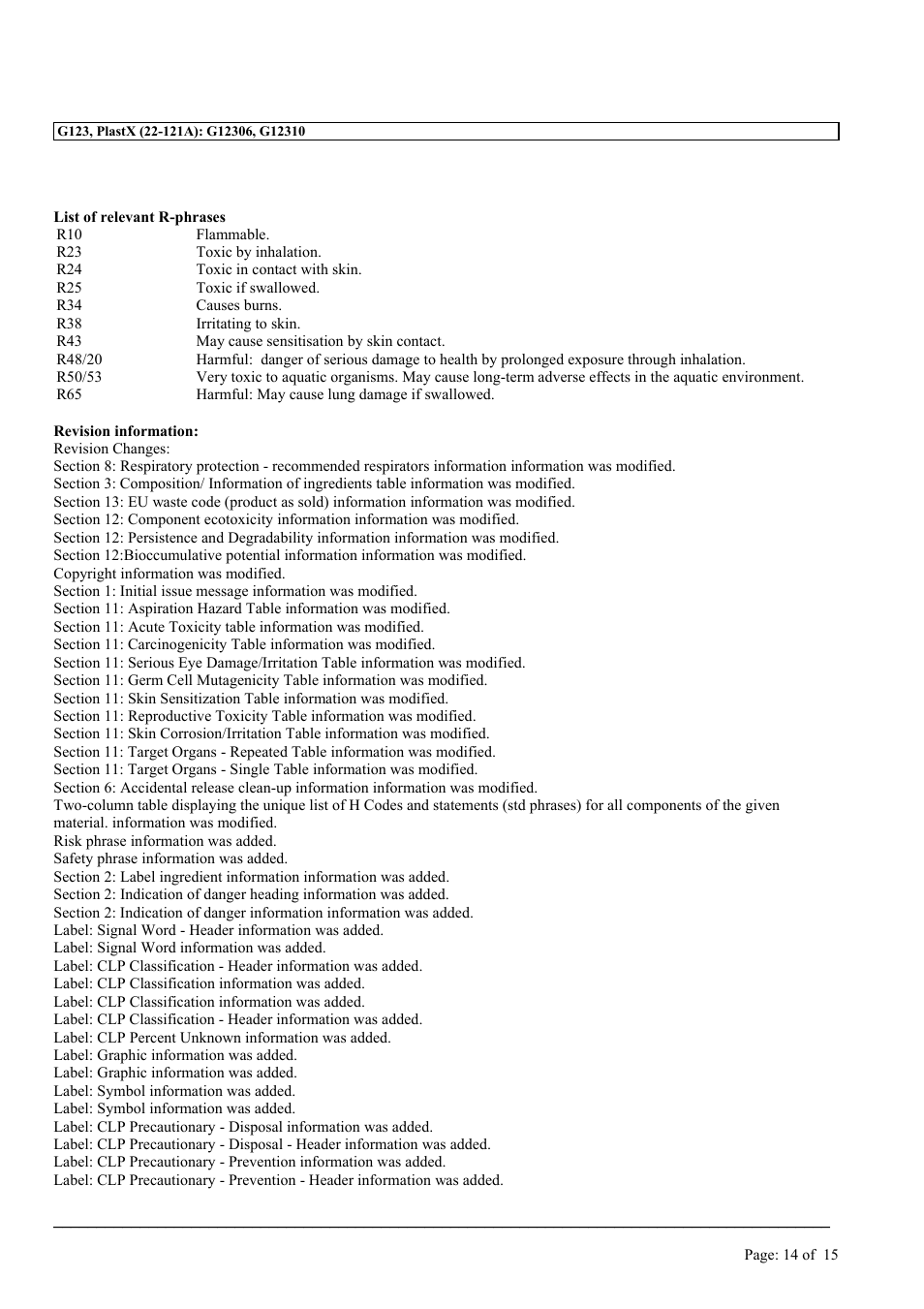 MEGUIAR'S G123 User Manual | Page 14 / 15