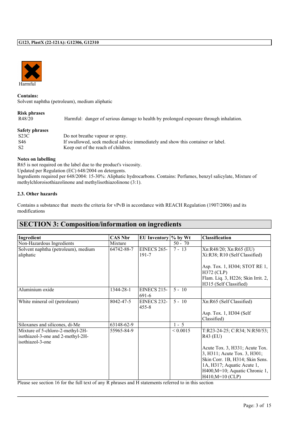 MEGUIAR'S G123 User Manual | Page 3 / 15