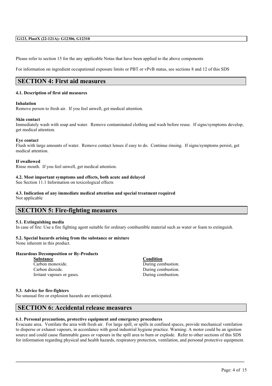 MEGUIAR'S G123 User Manual | Page 4 / 15