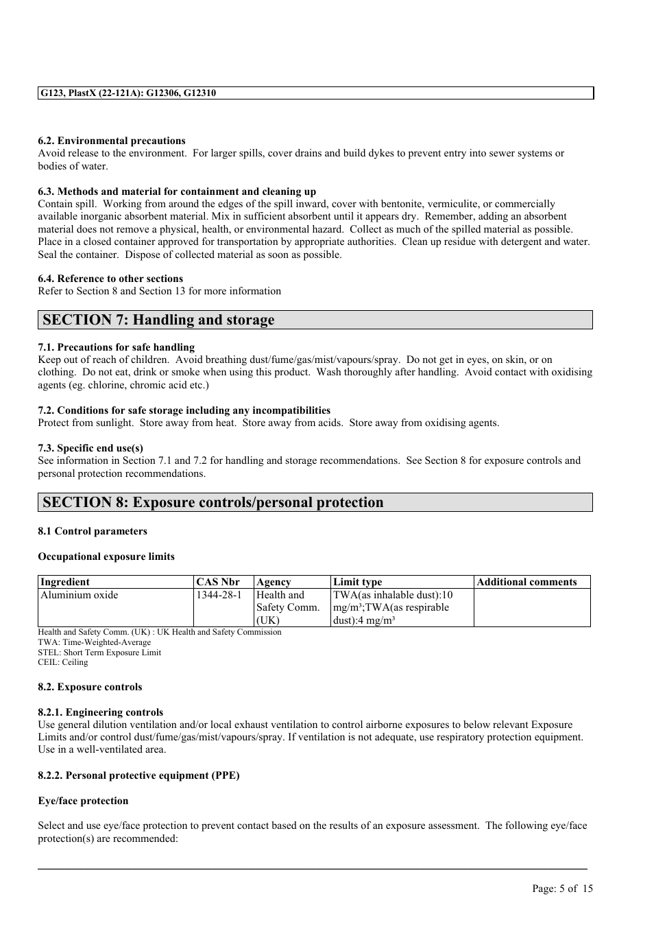 MEGUIAR'S G123 User Manual | Page 5 / 15