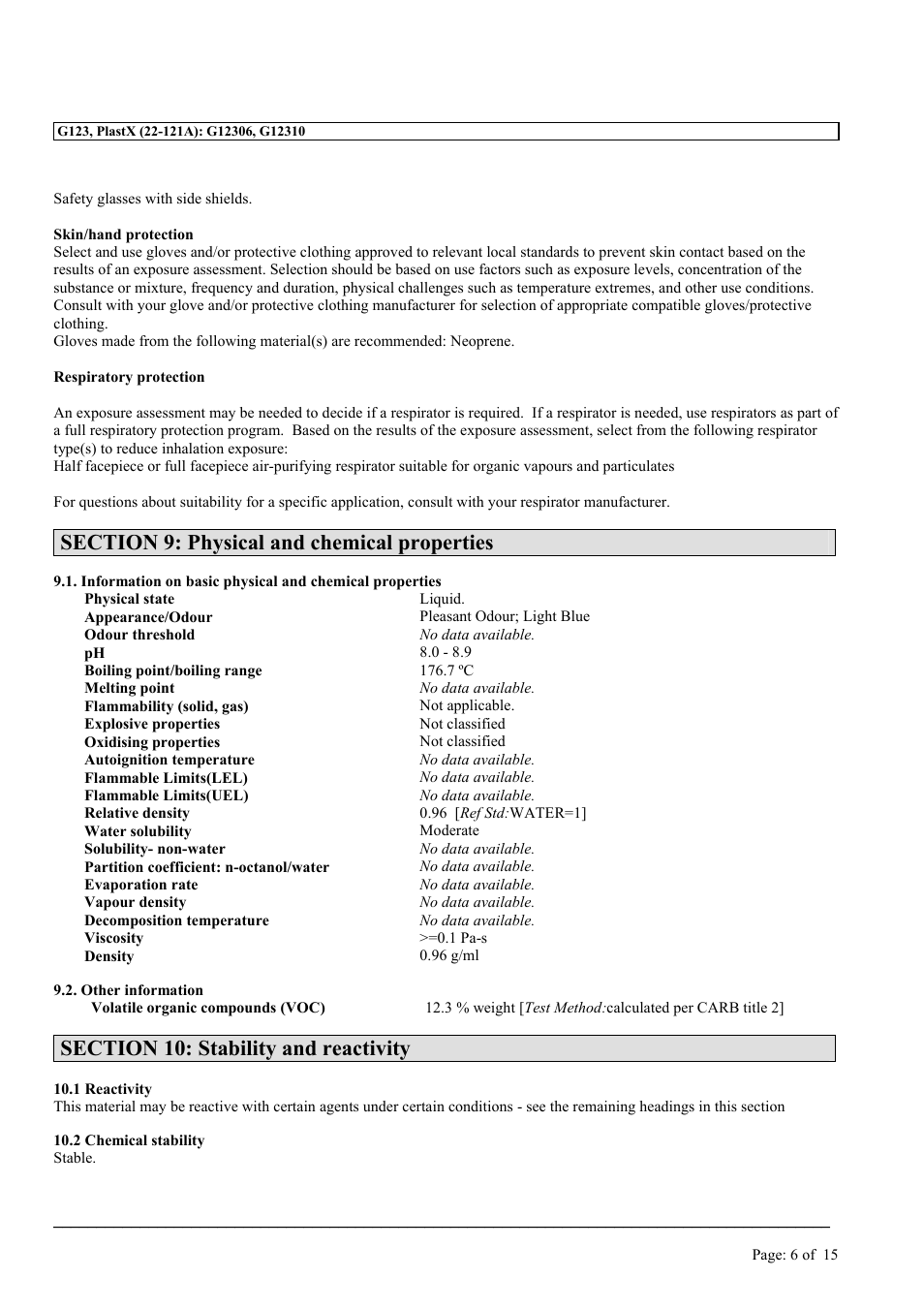 MEGUIAR'S G123 User Manual | Page 6 / 15