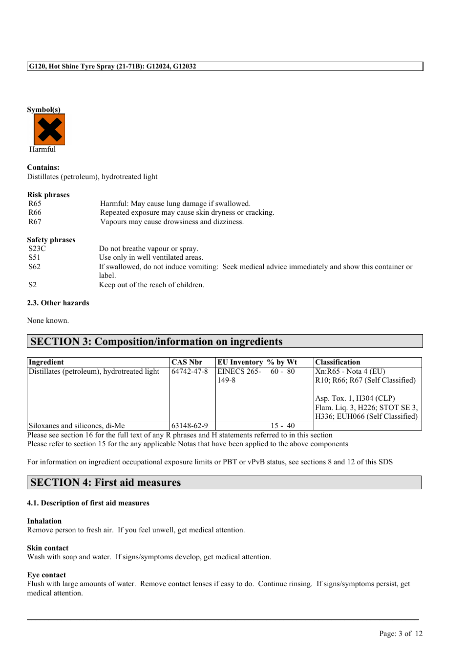 MEGUIAR'S G120 User Manual | Page 3 / 12