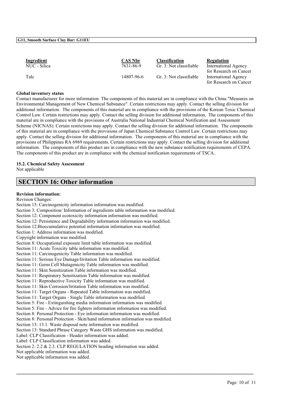 MEGUIAR'S G1016 User Manual | Page 10 / 11