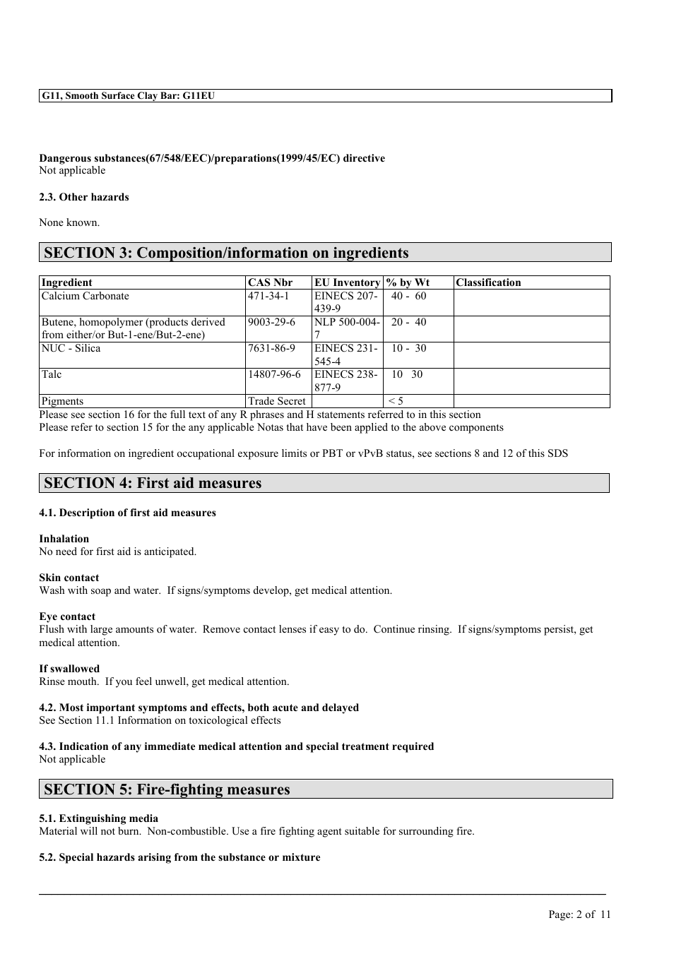 MEGUIAR'S G1016 User Manual | Page 2 / 11