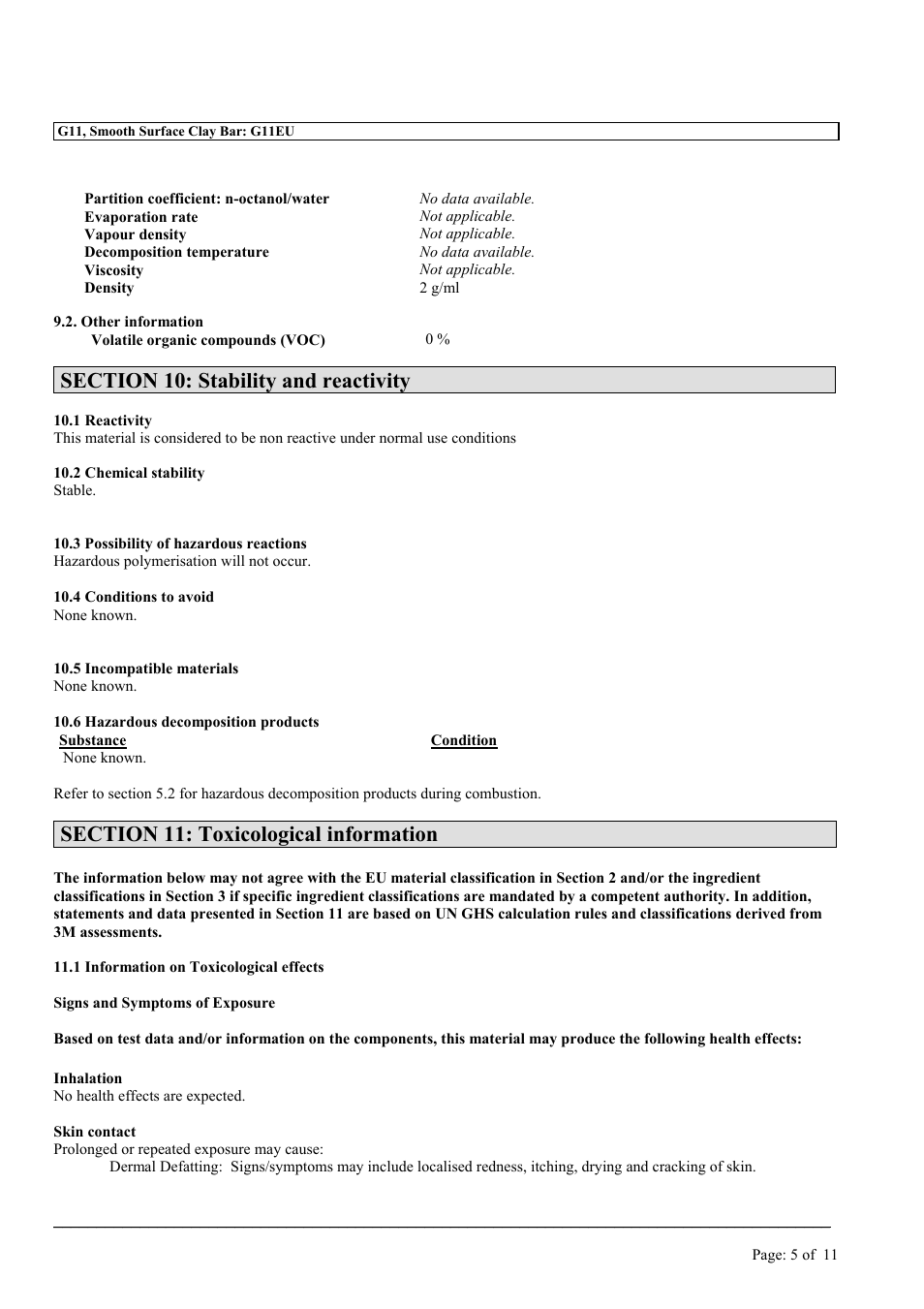 MEGUIAR'S G1016 User Manual | Page 5 / 11